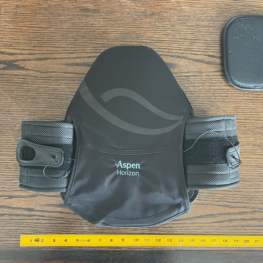 Aspen Horizon Black Back Brace